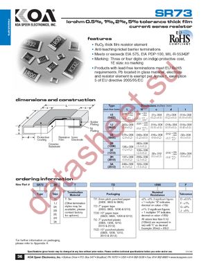 SR731ELTER116F datasheet  